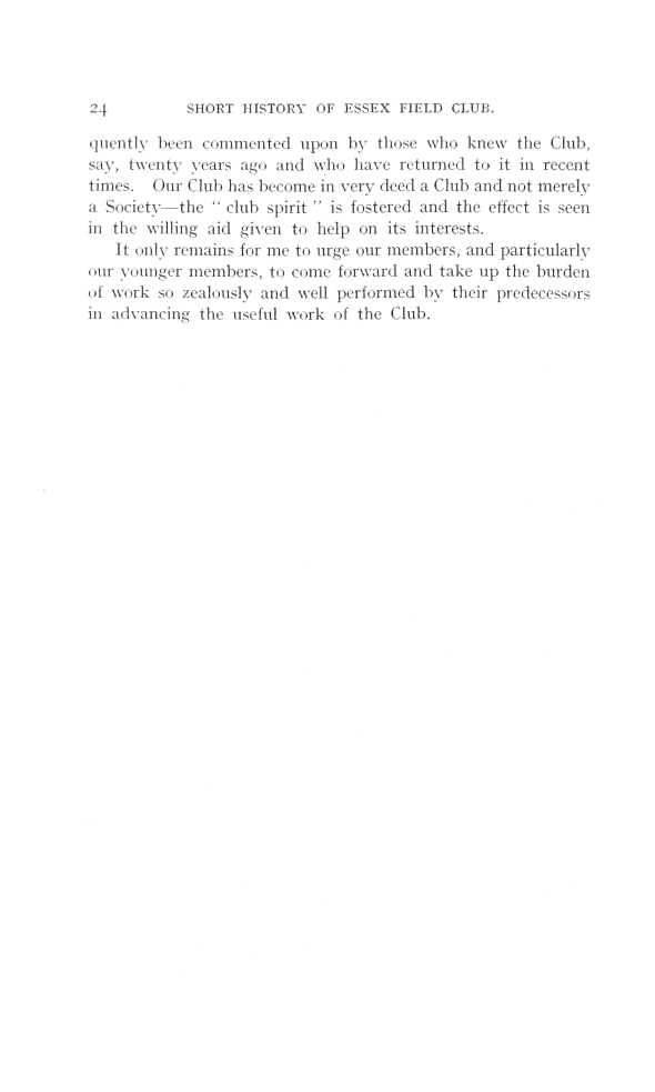 A Short History of the Essex Field Club, 1880-1930. Page 24.