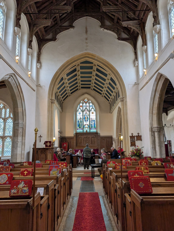 Great Bromley Church Nave and Chancel 15 November 2025 Copyright: William George