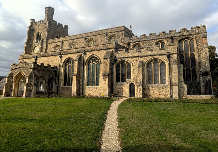 Bocking Church Exterior footpath and south face 7 October 2025 Copyright: William George