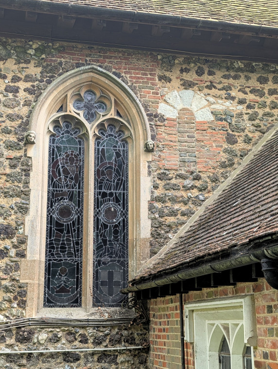 Fryerning Church North Windows 31st May 2025 Copyright: William George