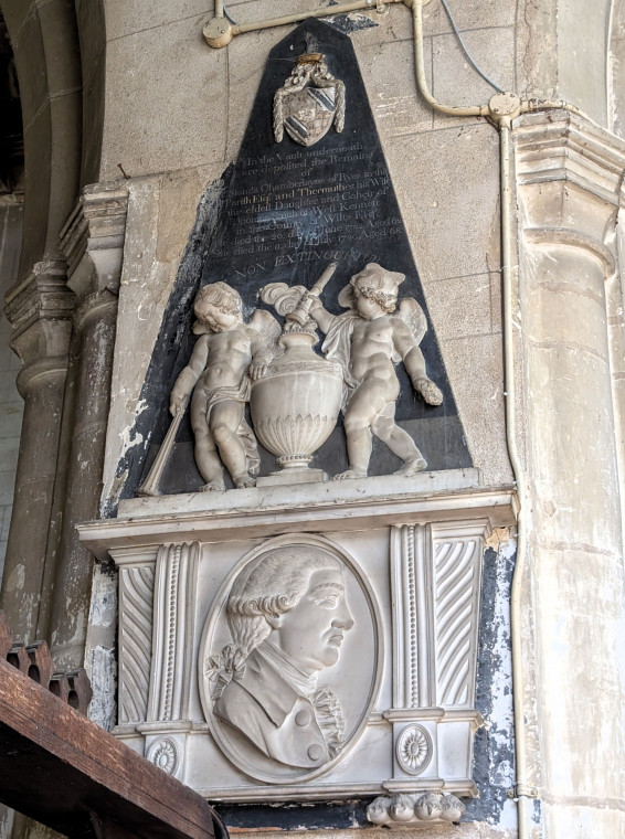 Hatfield Broad Oak Church Georgian Monument 27 June 2025 Copyright: William George