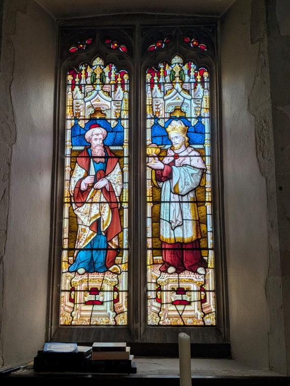 Fryerning Church Stained Glass 2  31st May 2025 Copyright: William George