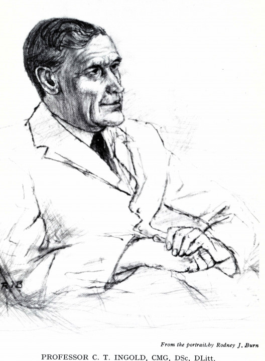 C.T. Ingold EFC President 1953 1954 1955 Rodney J. Burn Portrait Copyright: William George