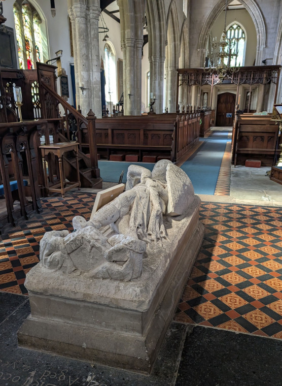 Hatfield Broad Oak Church Monument in Chancel 27 June 2025 Copyright: William George