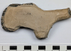 Fossil Lobster from London Clay with scratched text 