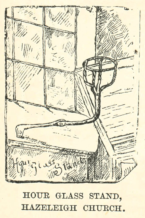 Hazeleigh Church Hour Glass Lindley 1898 Copyright: Essex Holidays Lindley 1898