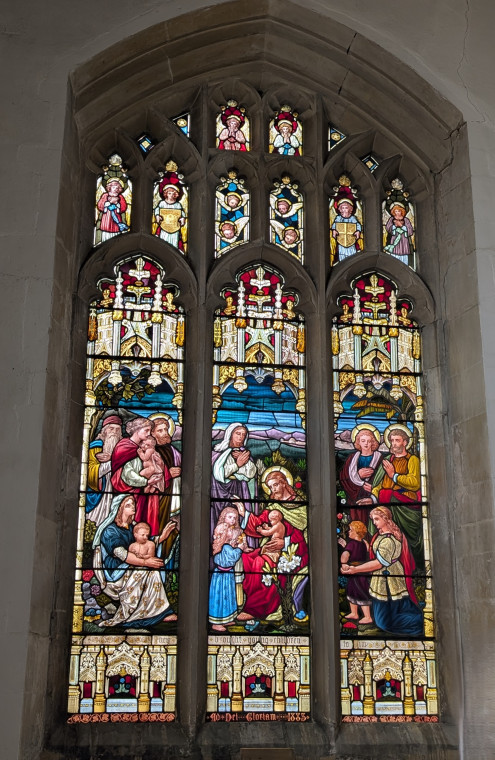 Bocking Church Stained Glass and Window Tracery 7 October 2025 Copyright: William George