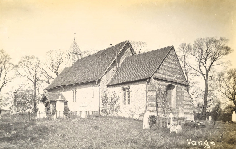 Vange Church Post Card Copyright: William George