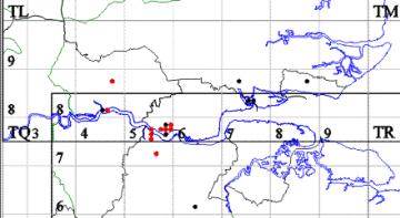 Gymnosoma nitens map Copyright: EFC