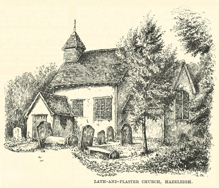 Hazeleigh Church Lindley 1898 Copyright: Essex Holidays Lindley 1898