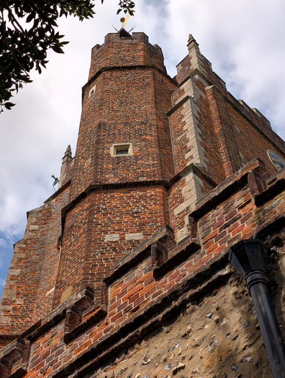 Castle Hedingham Church Tower Turret 8 August 2025 Copyright: William George