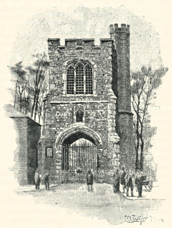 Barking Curfew Tower Essex Review 1894 Copyright: Essex Review 1894