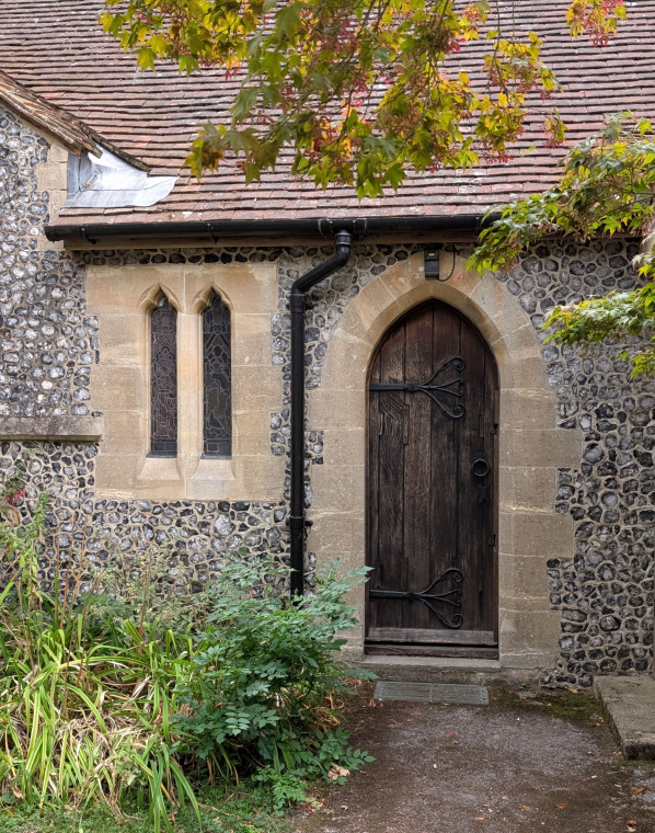 Hutton Church Door and Window 19 August 2025 Copyright: William George