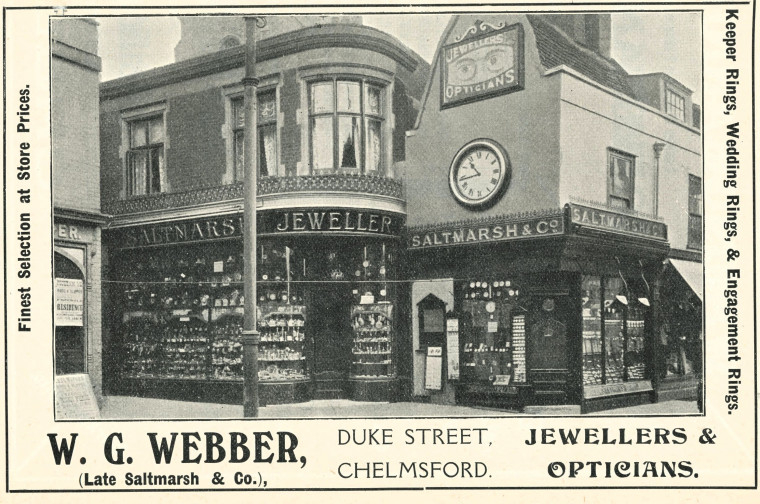 Chelmsford Webber Advert 1908 Homeland Copyright: Homeland Chelmsford 1908