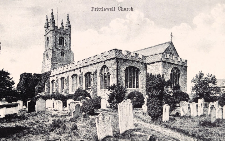 Prittlewell Church Post Card Copyright: William George