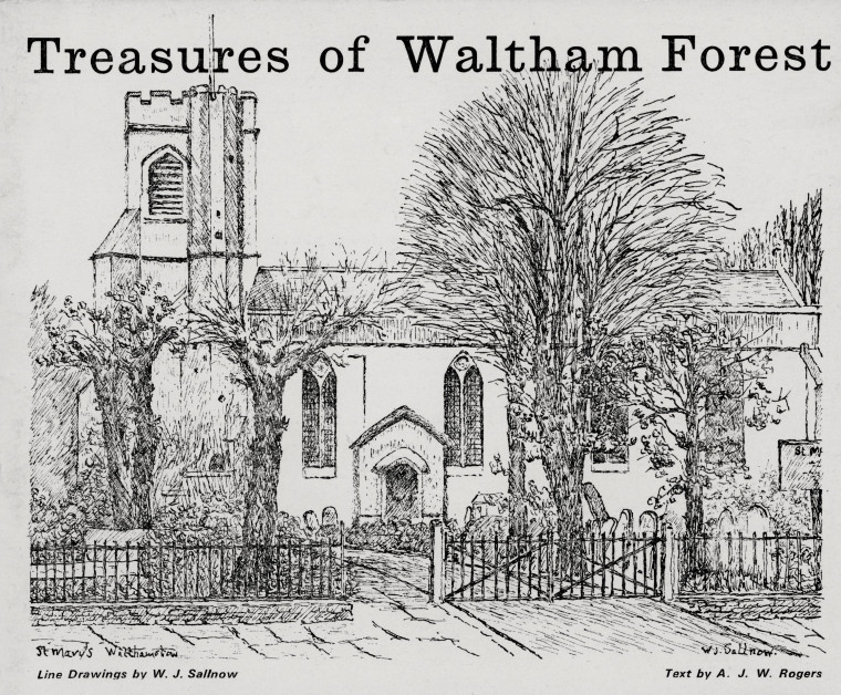 Walthamstow St Mary Church W J Sallnow 1978 Copyright: Walter Sallnow and Alfred Rogers Waltham Forest Treasures 1978