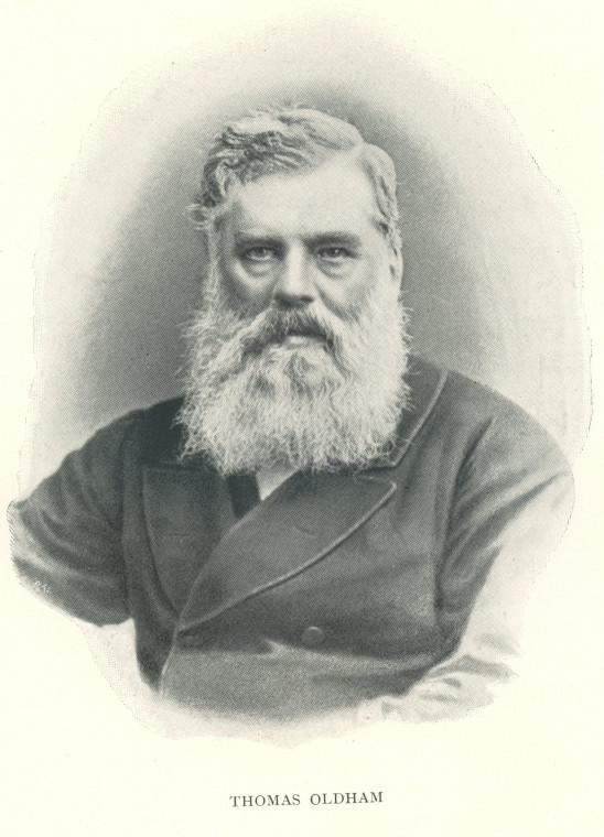 Thomas Oldham 1816 to 1878 Geologist Copyright: Essex Field Club