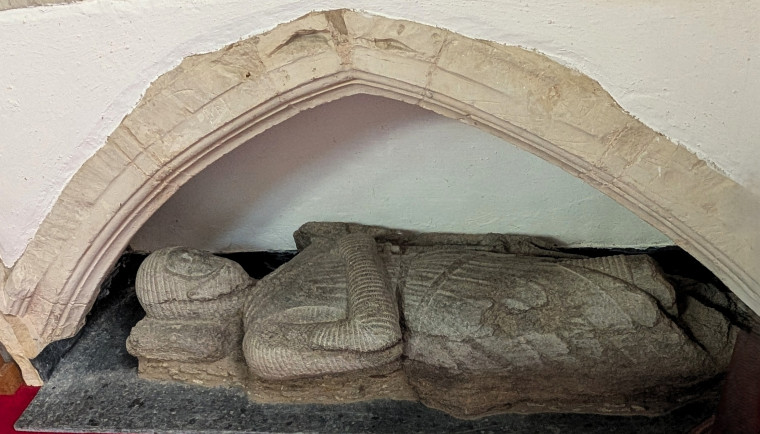 Clavering Church Knight 5 August 2025 Copyright: William George