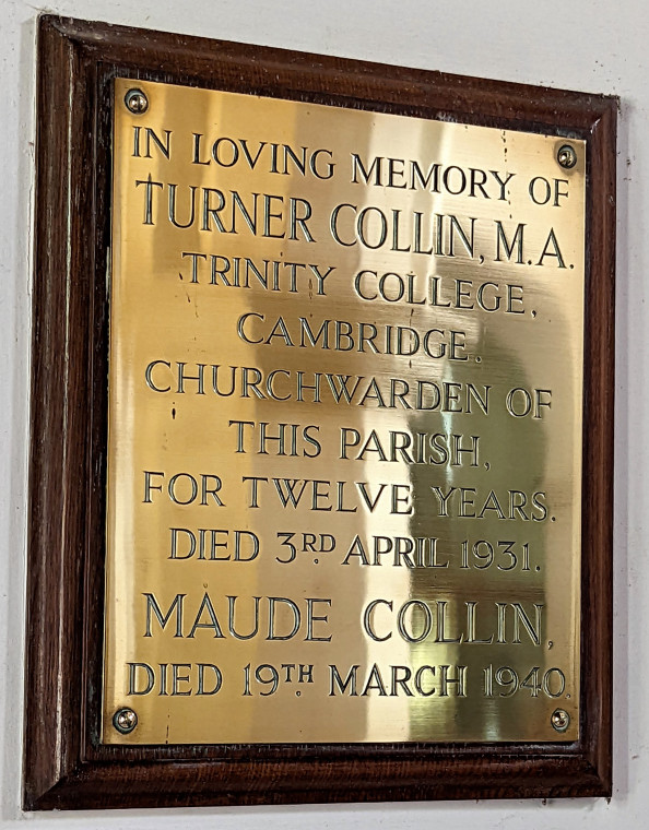 Wendens Ambo Church Turner Collin 1931 Monument 7 August 2022 Copyright: William George