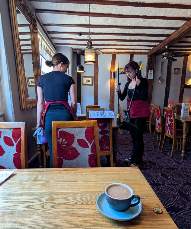 Witham White Hart Hotel Restaurant and Staff 10th May 2025 Copyright: William George