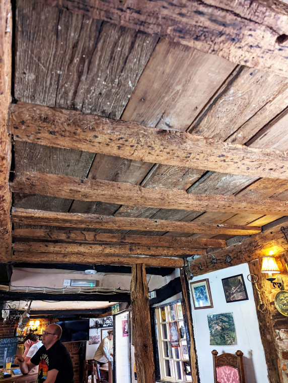 Wendens Ambo The Bell Ceiling and Bar 7 August 2022 Copyright: William George