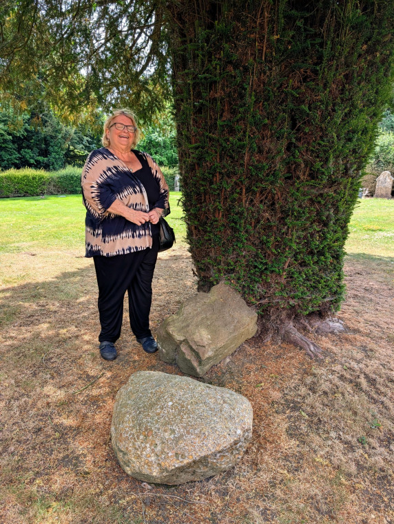 Tilty Sarsen and Puddingstone Boulders in Churchyard 3 Copyright: William George 17 June 2025