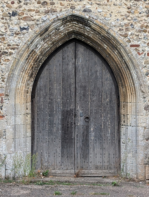Sible Hedingham Church West Door 28 September 2025 Copyright: William George