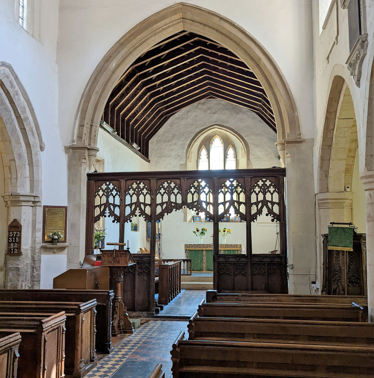 Wendens Ambo Church Chancel Interior 7 August 2022 Copyright: William George