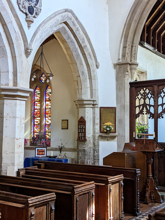 Wendens Ambo Church North Aisle 7 August 2022 Copyright: William George