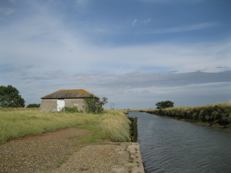 Beaumont Quay 1832 and Lime Kiln Store August 2014 Copyright: William George