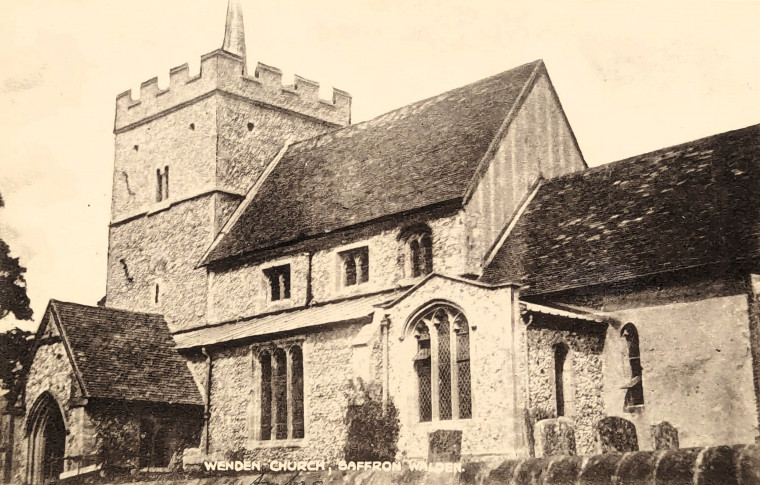 Wenden Church Post Card Copyright: William George