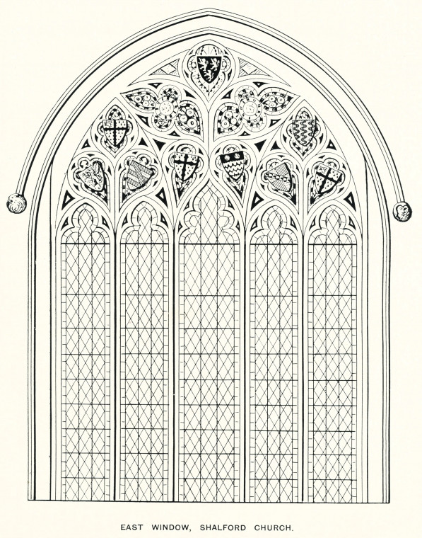 Shalford Church East Window Florence Law 1898 Copyright: Florence Law Shalford Church 1898