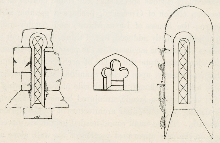Stondon Masey Church Window Sketches Suckling 1845 Copyright: Alfred Suckling Essex Antiquities 1845