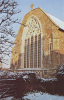 Tilty Church Fourteenth Century East Window in Snow Post Card 