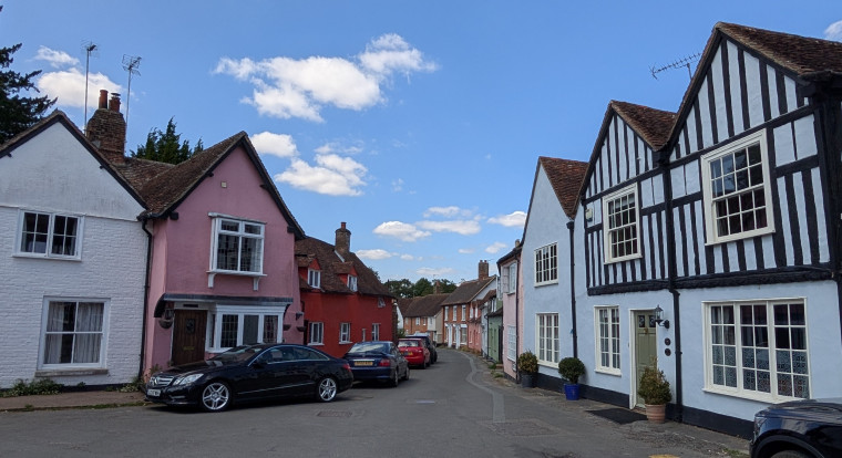 Castle Hedingham Street View 8th August 2025 Copyright: William George