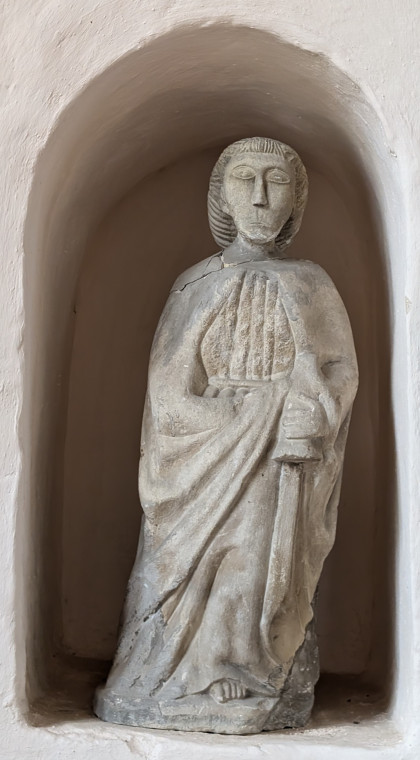 Great Bromley Church Small Statue 15 November 2025 Copyright: William George