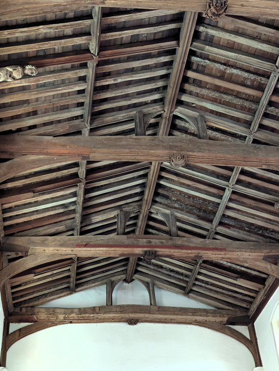 Clavering Church Timber Roof 5 August 2025 Copyright: William George