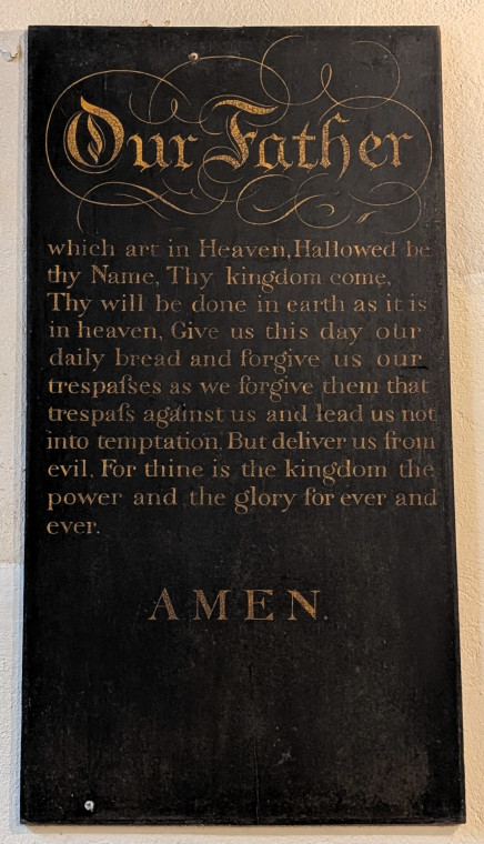Fryerning Church Prayer Board 31st May 2025 Copyright: William George