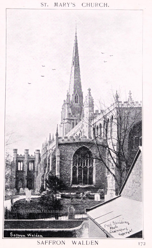 Saffron Walden St Mary Church Post Card Copyright: William George