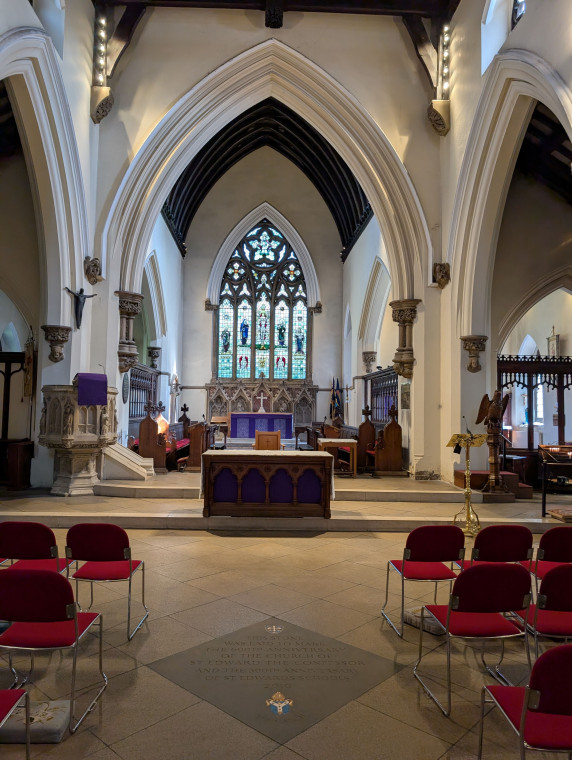 Romford Church Interior 3 3 April 2025 Copyright: William George