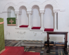 Castle Hedingham Church Sedilia and Desk 8 August 2025