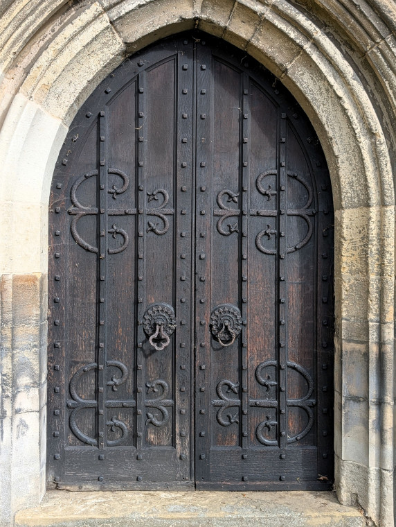 Bocking Church West Tower Door 7 October 2025 Copyright: William George