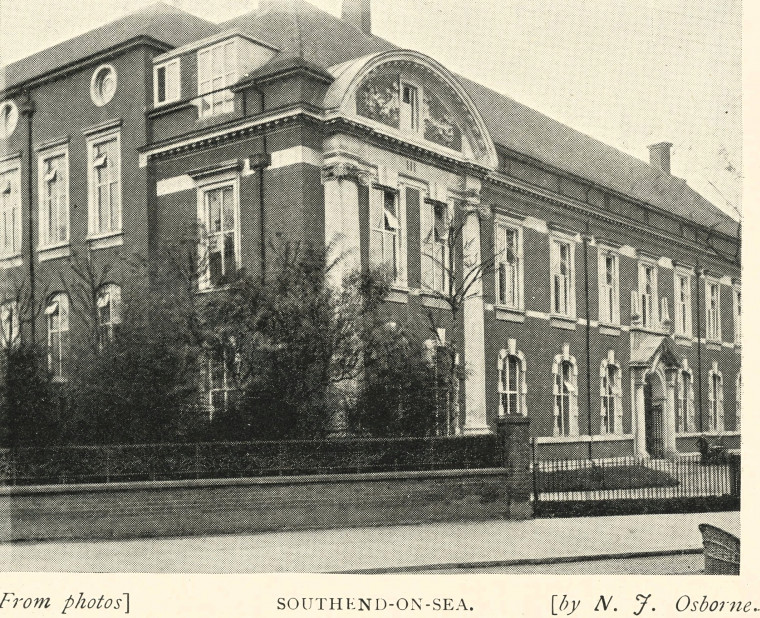 Southend Technical Schools N J Osborne 1910 Copyright: T Northcott Spurll Southend 1910
