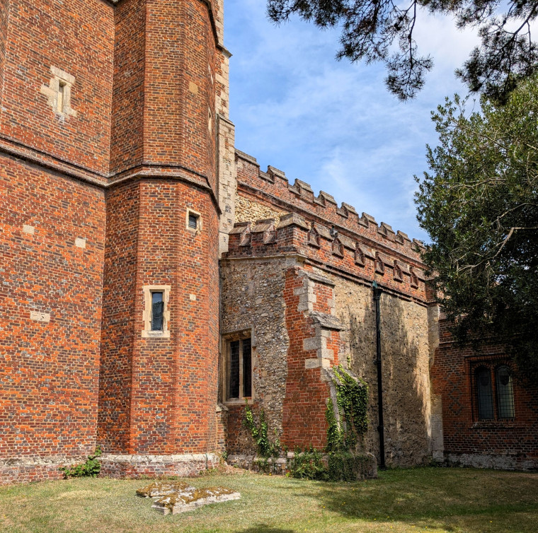 Castle Hedingham Church Tower Base 8 August 2025 Copyright: William George