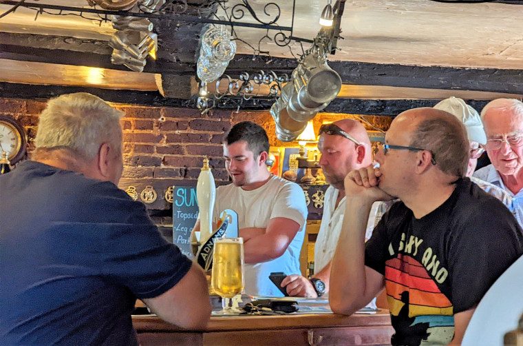 Wendens Ambo The Bell Bar Service 7 August 2022 Copyright: William George