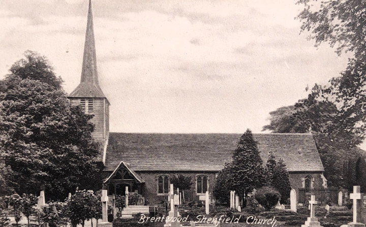 Shenfield Church Post Card Copyright: William George