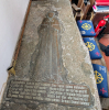 Gosfield Church Monumental Brass on tomb 21 March 2025