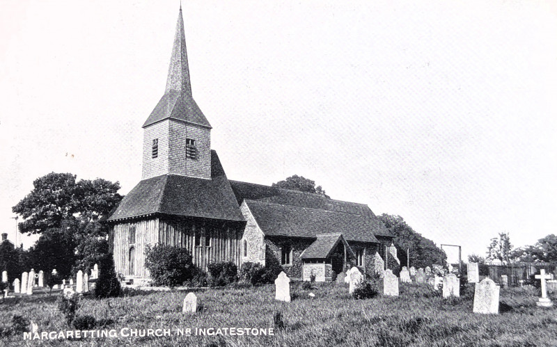 Margaretting Church Post Card Copyright: William George