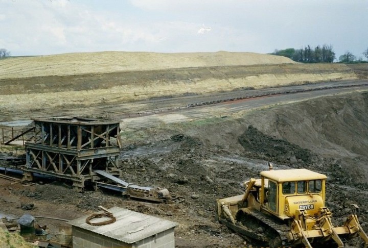 High Ongar Clay Pit in 1978 showing excavated till. Copyright: British Geological Survey (P212178)