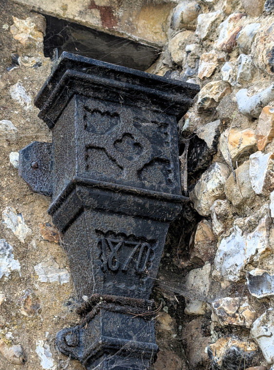 Castle Hedingham Church Water Hopper 8 August 2025 Copyright: William George